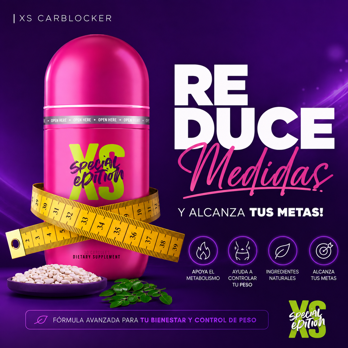 XS PASTILLAS PARA REDUCIR MEDIDAS