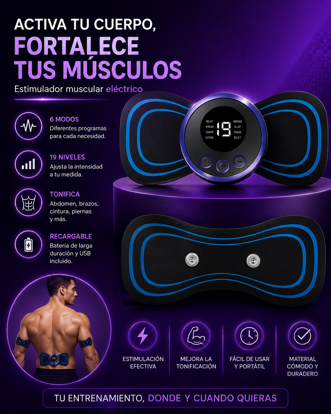 MINI MASAJEADOR INTELIGENTE X2