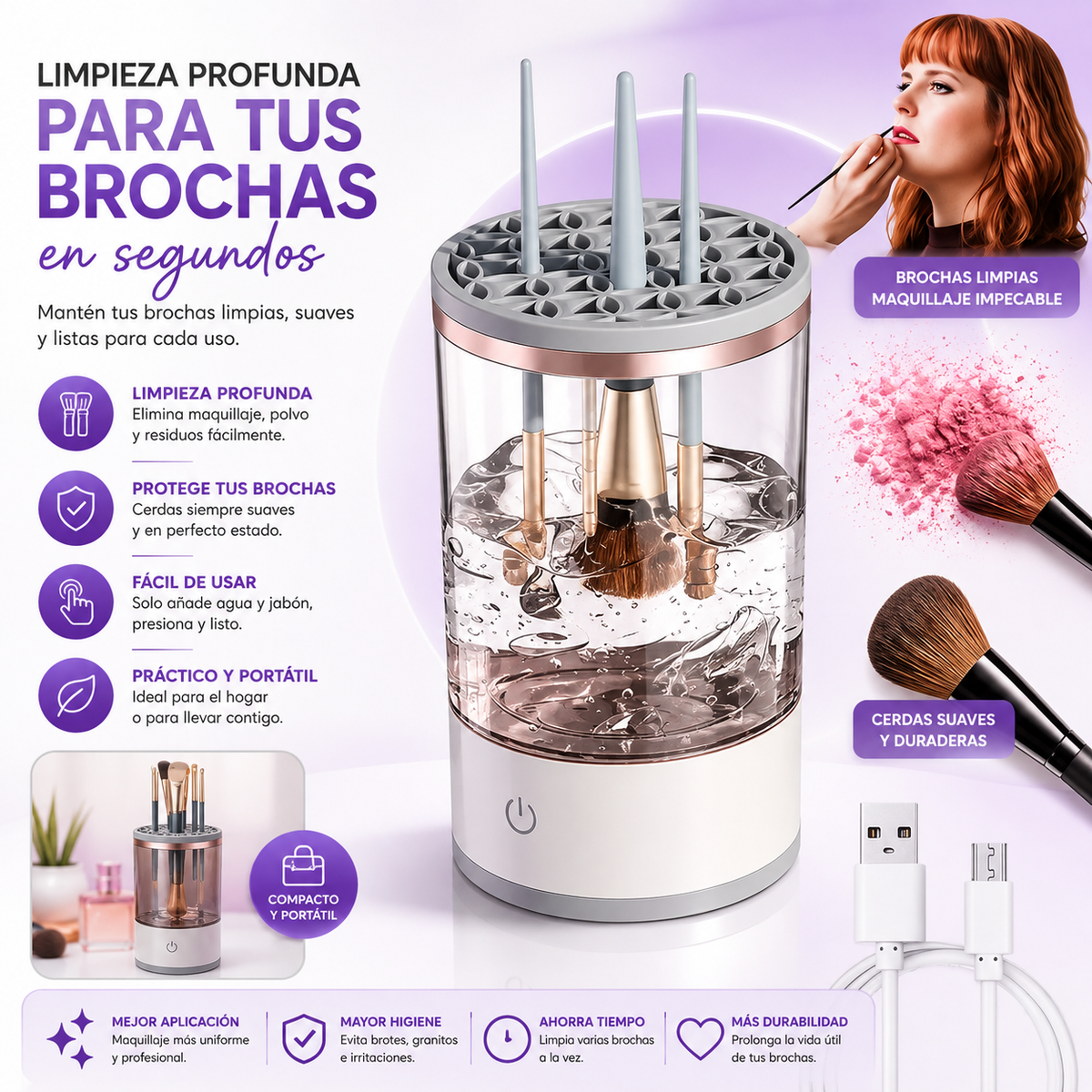 LAVADORA DE BROCHAS