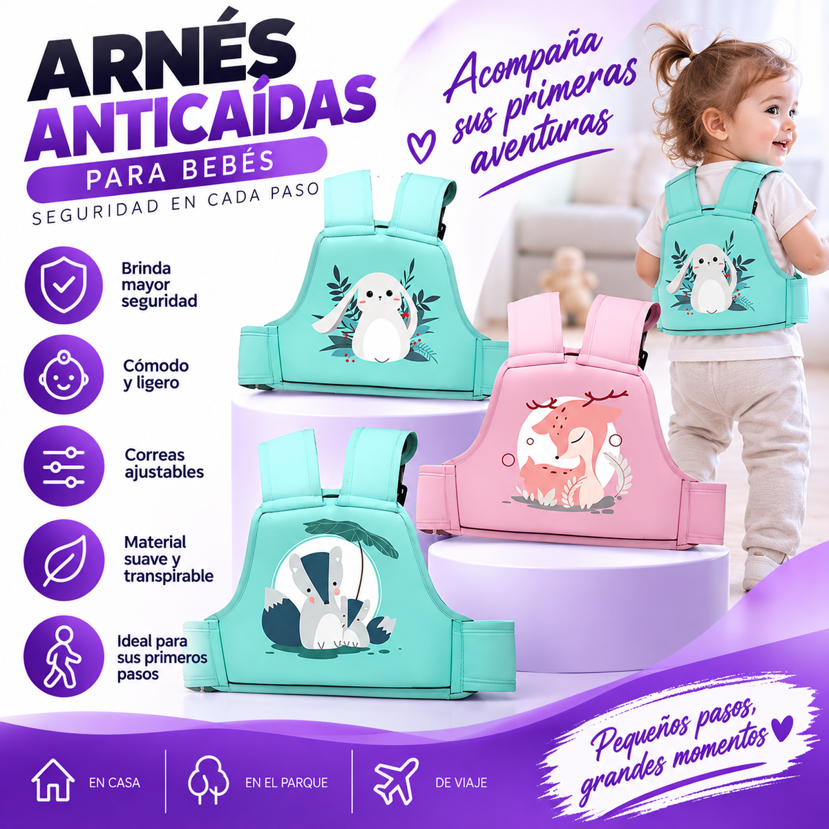 SUGETADOR DE NIÑOS PARA MOTO