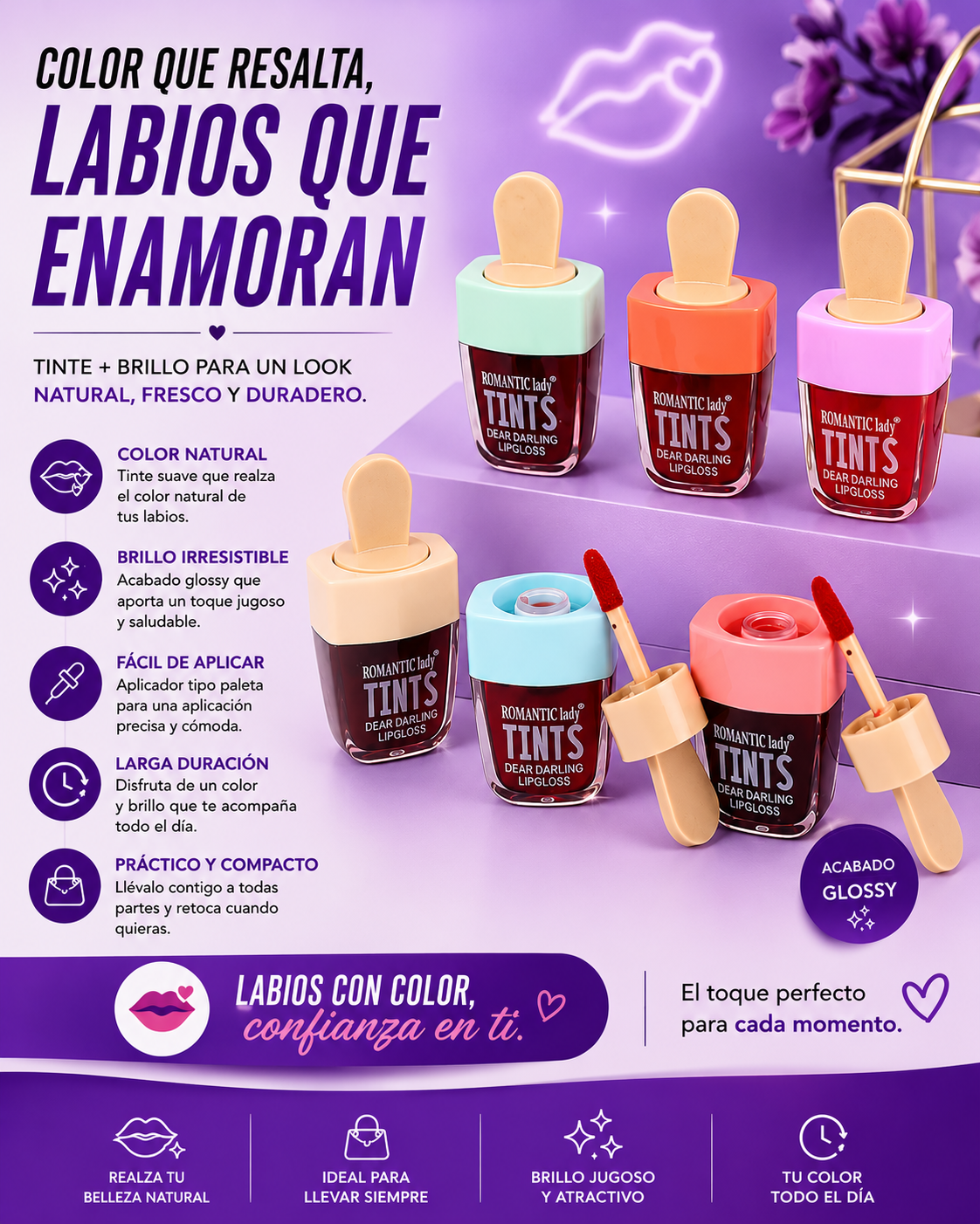 BRILLOS CON COLOR