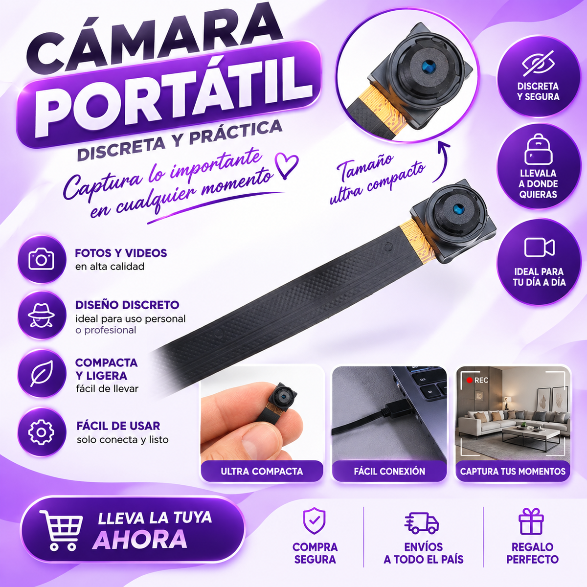 CAMARA DE CINTA (ESPIA)
