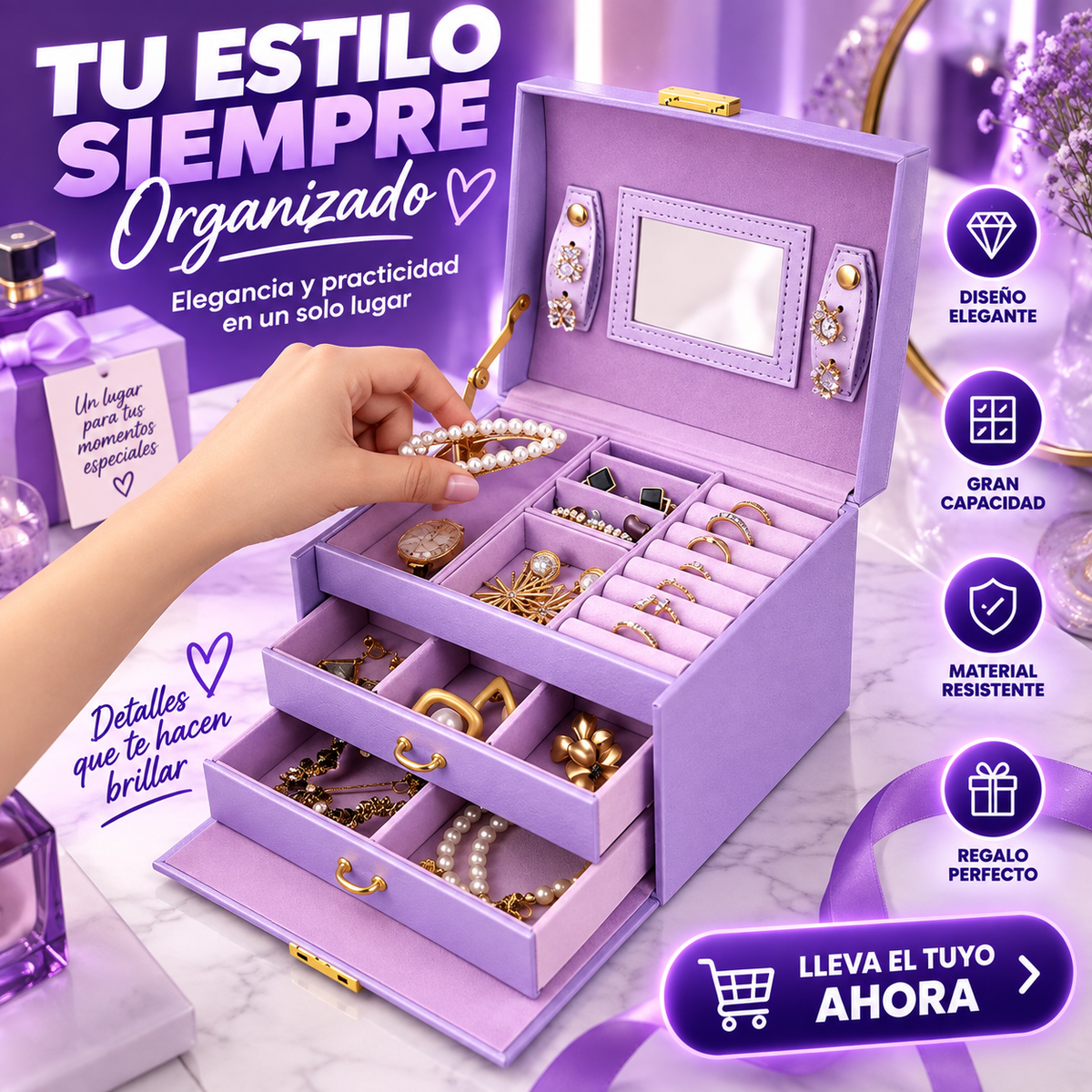 ORGANIZADOR DE JOYAS