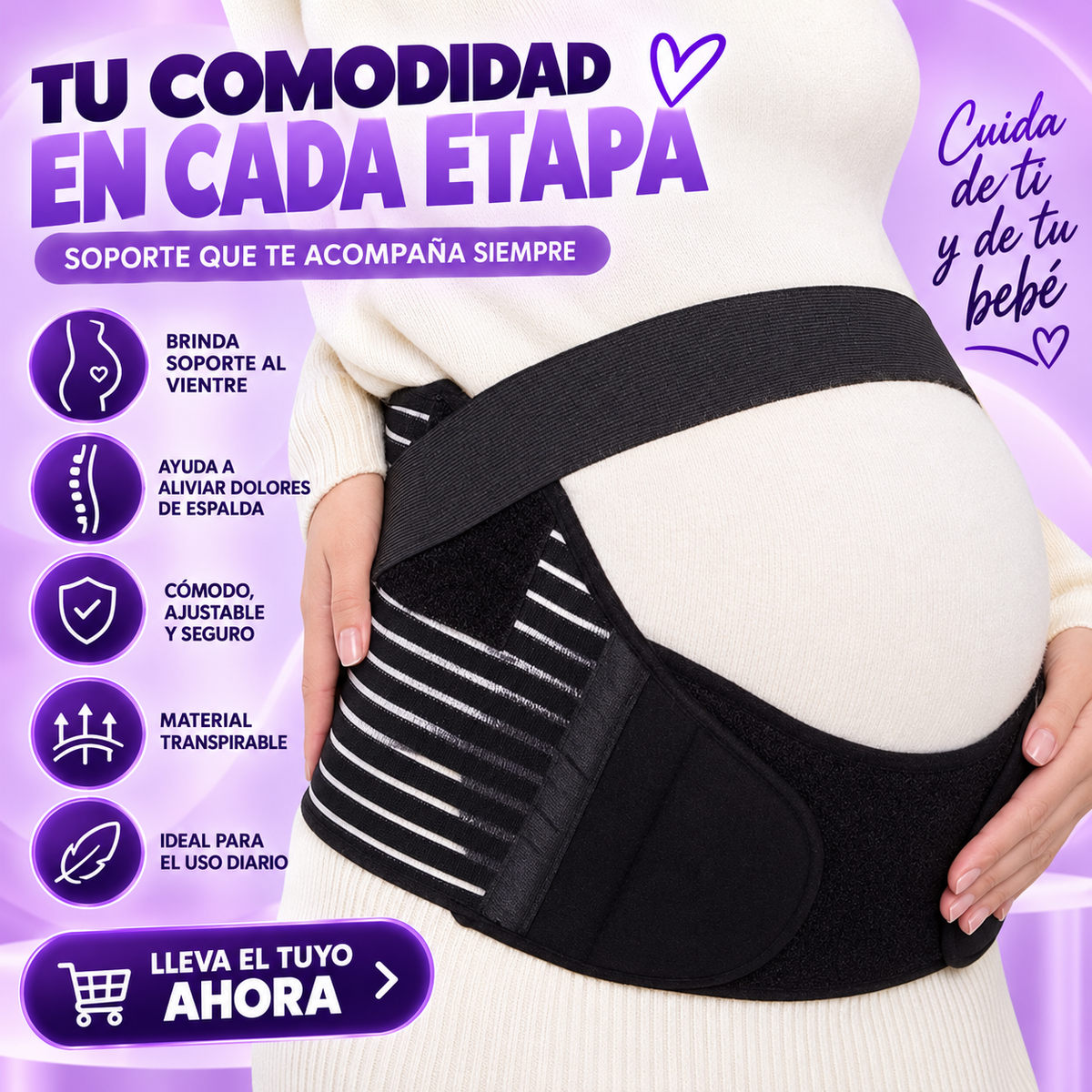 FAJA CINTURON - SOPORTE PARA EMBARAZADAS